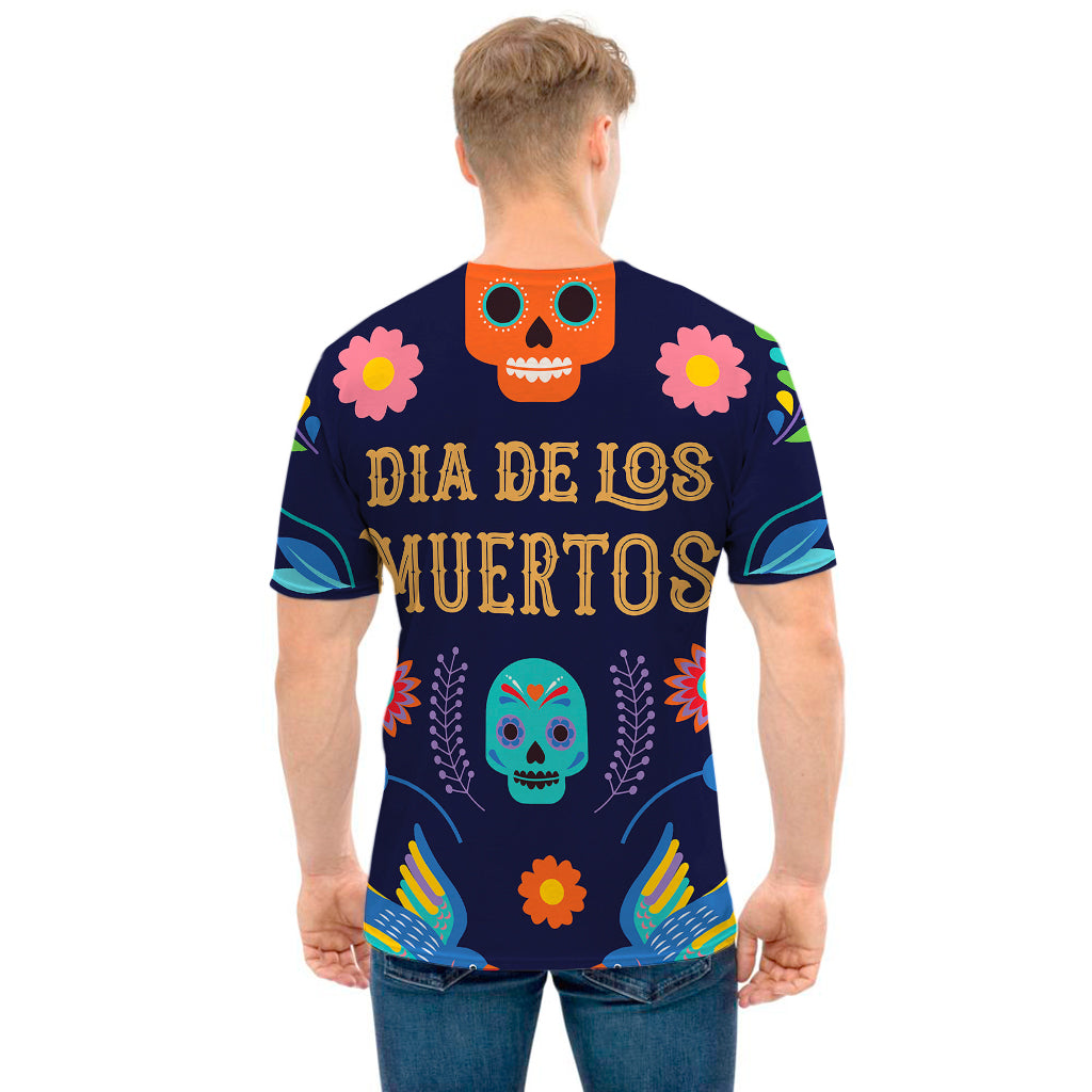 Cinco de Mayo Day Of The Dead Print Men's T-Shirt