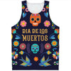 Cinco de Mayo Day Of The Dead Print Men's Tank Top