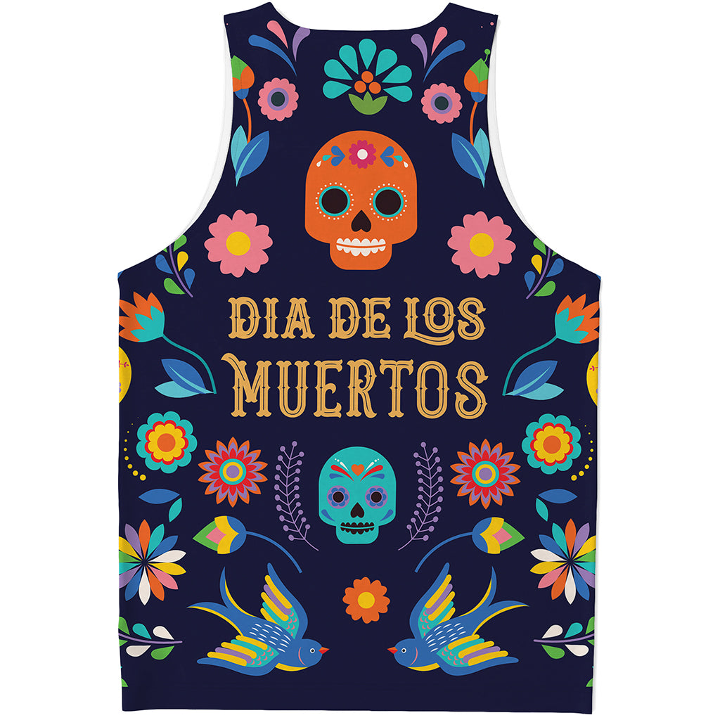 Cinco de Mayo Day Of The Dead Print Men's Tank Top