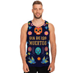 Cinco de Mayo Day Of The Dead Print Men's Tank Top