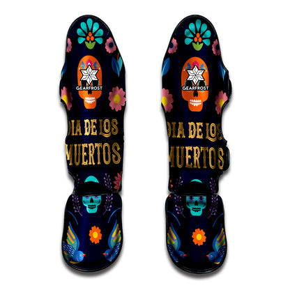 Cinco de Mayo Day Of The Dead Print Muay Thai Shin Guard