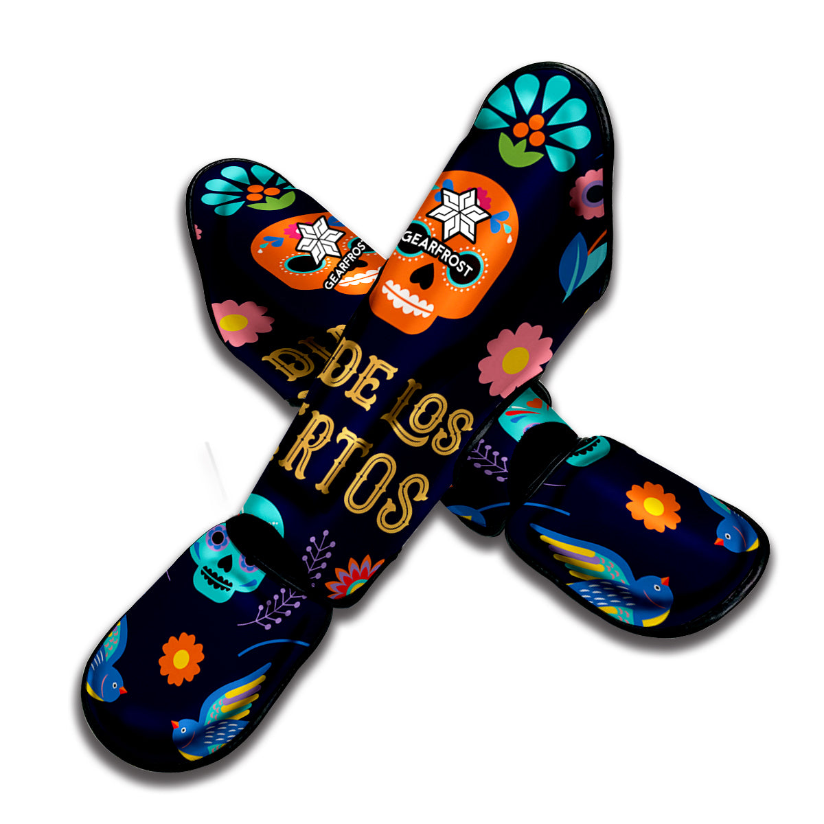 Cinco de Mayo Day Of The Dead Print Muay Thai Shin Guard