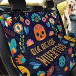 Cinco de Mayo Day Of The Dead Print Pet Car Back Seat Cover