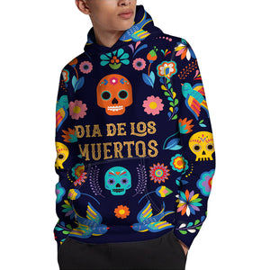 Cinco de Mayo Day Of The Dead Print Pullover Hoodie