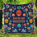 Cinco de Mayo Day Of The Dead Print Quilt