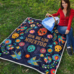 Cinco de Mayo Day Of The Dead Print Quilt