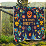 Cinco de Mayo Day Of The Dead Print Quilt