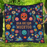 Cinco de Mayo Day Of The Dead Print Quilt