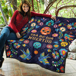 Cinco de Mayo Day Of The Dead Print Quilt