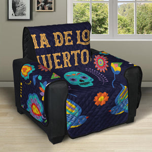 Cinco de Mayo Day Of The Dead Print Recliner Protector