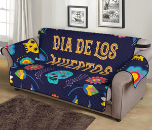 Cinco de Mayo Day Of The Dead Print Sofa Protector