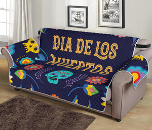 Cinco de Mayo Day Of The Dead Print Sofa Protector