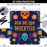 Cinco de Mayo Day Of The Dead Print Sofa Protector