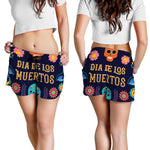 Cinco de Mayo Day Of The Dead Print Women's Shorts