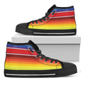 Cinco De Mayo Mexican Pattern Print Black High Top Sneakers