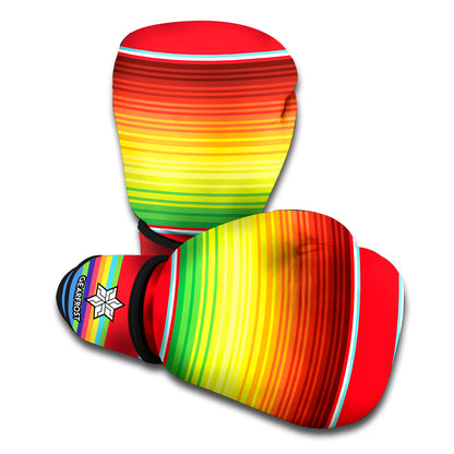 Cinco De Mayo Mexican Pattern Print Boxing Gloves