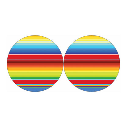 Cinco De Mayo Mexican Pattern Print Car Coasters