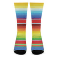 Cinco De Mayo Mexican Pattern Print Crew Socks