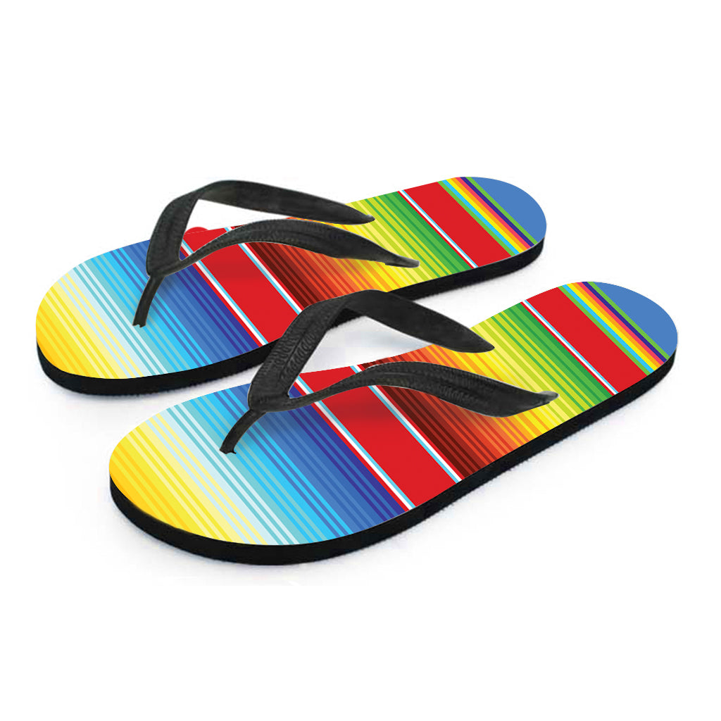 Cinco De Mayo Mexican Pattern Print Flip Flops