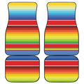 Cinco De Mayo Mexican Pattern Print Front and Back Car Floor Mats