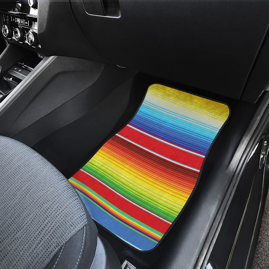 Cinco De Mayo Mexican Pattern Print Front Car Floor Mats