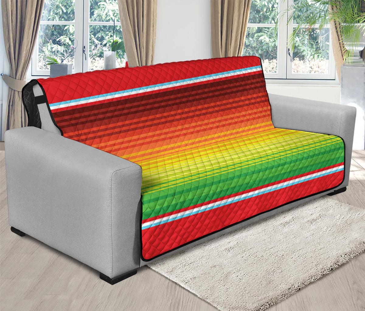 Cinco De Mayo Mexican Pattern Print Futon Protector