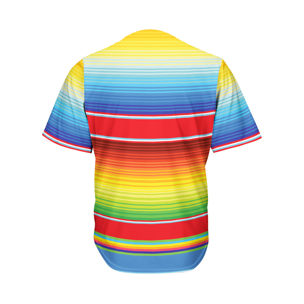 Cinco De Mayo Mexican Pattern Print Men's Baseball Jersey