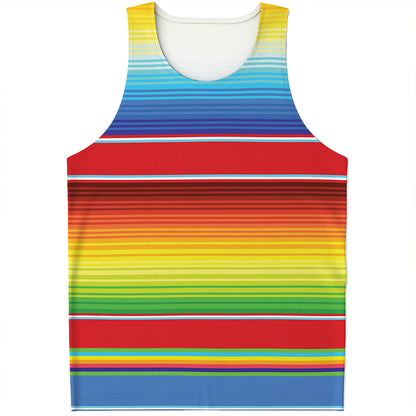 Cinco De Mayo Mexican Pattern Print Men's Tank Top
