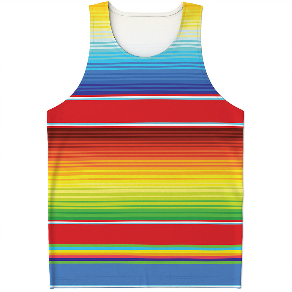 Cinco De Mayo Mexican Pattern Print Men's Tank Top