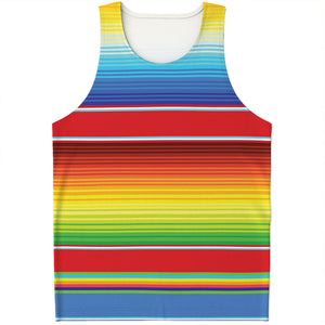 Cinco De Mayo Mexican Pattern Print Men's Tank Top