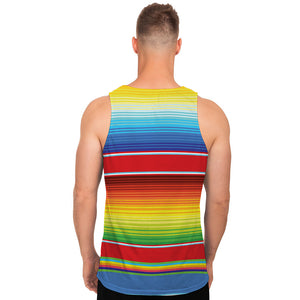 Cinco De Mayo Mexican Pattern Print Men's Tank Top