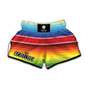 Cinco De Mayo Mexican Pattern Print Muay Thai Boxing Shorts