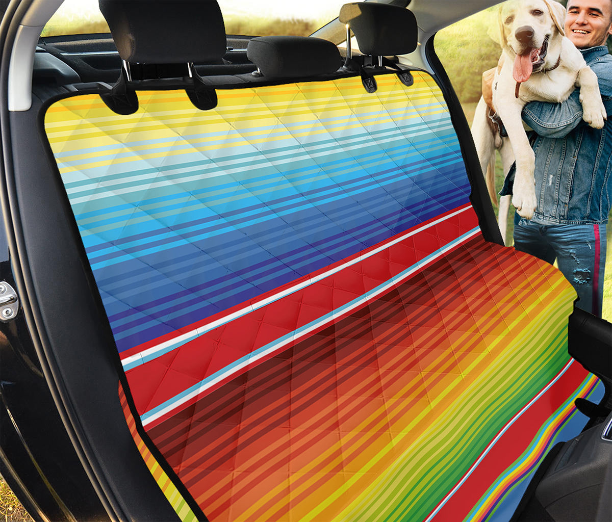 Cinco De Mayo Mexican Pattern Print Pet Car Back Seat Cover