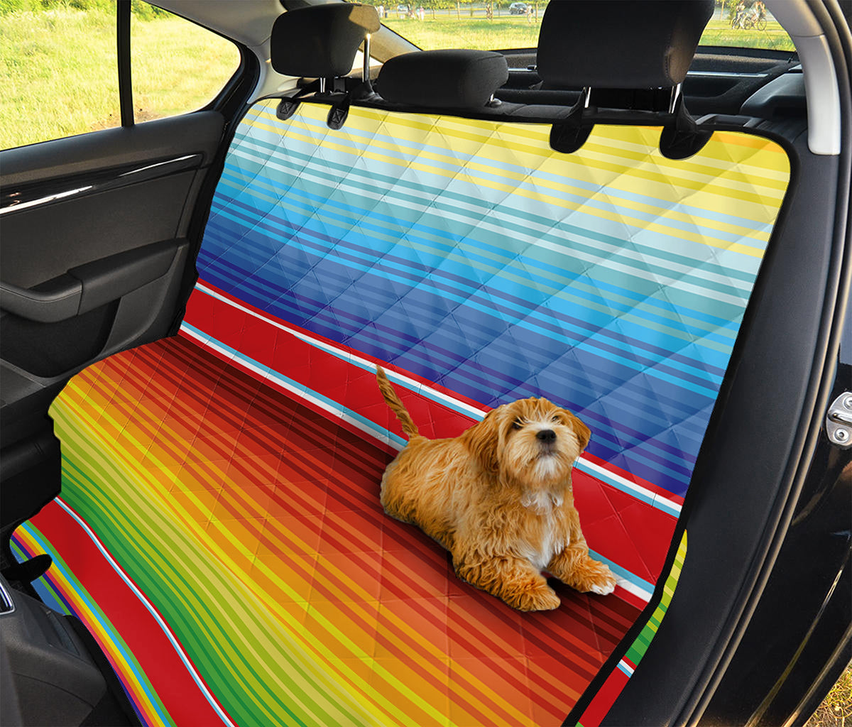 Cinco De Mayo Mexican Pattern Print Pet Car Back Seat Cover