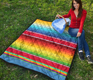 Cinco De Mayo Mexican Pattern Print Quilt