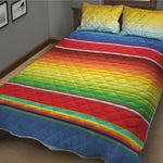 Cinco De Mayo Mexican Pattern Print Quilt Bed Set