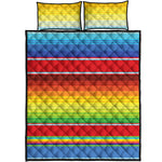 Cinco De Mayo Mexican Pattern Print Quilt Bed Set