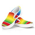 Cinco De Mayo Mexican Pattern Print White Slip On Sneakers