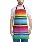 Cinco De Mayo Mexican Stripe Print Apron