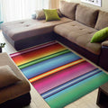 Cinco De Mayo Mexican Stripe Print Floor Mat