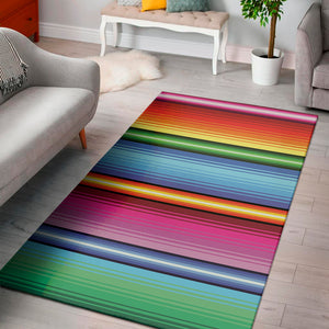 Cinco De Mayo Mexican Stripe Print Area Rug