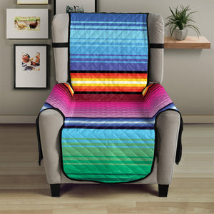 Cinco De Mayo Mexican Stripe Print Armchair Protector