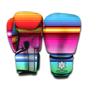 Cinco De Mayo Mexican Stripe Print Boxing Gloves