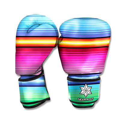 Cinco De Mayo Mexican Stripe Print Boxing Gloves