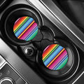 Cinco De Mayo Mexican Stripe Print Car Coasters