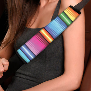 Cinco De Mayo Mexican Stripe Print Car Seat Belt Covers