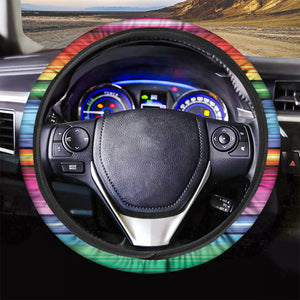 Cinco De Mayo Mexican Stripe Print Car Steering Wheel Cover