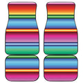 Cinco De Mayo Mexican Stripe Print Front and Back Car Floor Mats