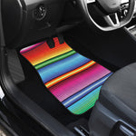 Cinco De Mayo Mexican Stripe Print Front and Back Car Floor Mats