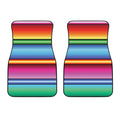 Cinco De Mayo Mexican Stripe Print Front Car Floor Mats